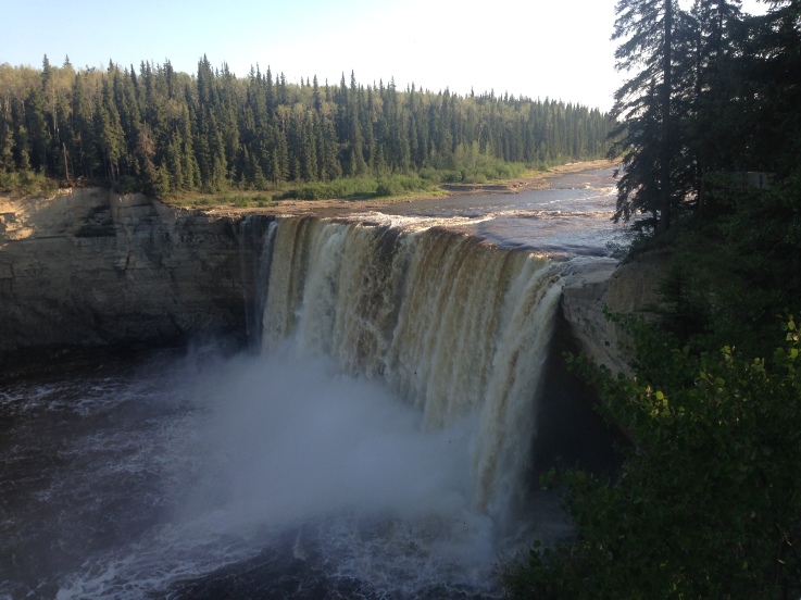 Waterfall on Hay River